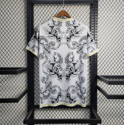 Italy "Versace" White Limited Jersey